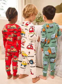 Multi - Mini Knusse Pyjama's 3 Set (9mnd-10jr)