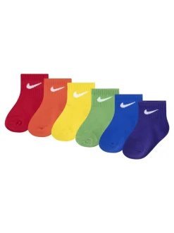 Multi - Nike Infant Swoosh set van 6 paar sokken