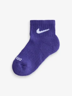 Multi - Nike Kids Little Performance Ankle Socks 6 Pack
