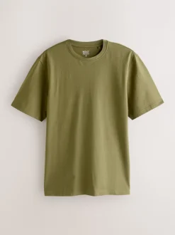 Multi - Normale Pasvorm - Essential katoenen T-shirts verpakking van 6