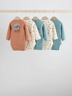 Multi - Set van 5 babyrompertjes