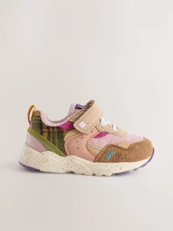 Multi - Sneakers met elastische veters en klittenbandsluiting