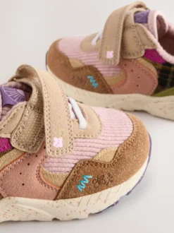 Multi - Sneakers met elastische veters en klittenbandsluiting
