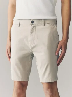Multi - Strakke Pasvorm - Set van 4 chinoshorts met stretch