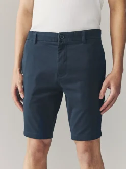 Multi - Strakke Pasvorm - Set van 4 chinoshorts met stretch