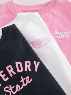 Multi - Superdry T-Shirts 3 Pack