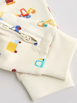 Multi - Two Way Zip Baby Sleepsuit 5 Pack (0mths-3yrs)