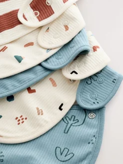 Multi - Verpakking met 5 babyslabbetjes