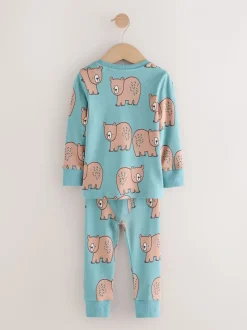 Multi - Verpakking van 3 knusse pyjama's (9 mnd-8 jr)