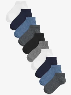 Multi - Verpakking van 10 paar sneakersokken