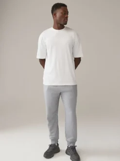 Multi - Verpakking van 3 slim-fit jersey joggingbroeken met hoog katoengehalte
