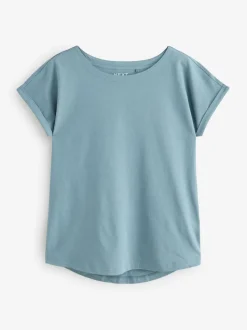 Multi - Verpakking van 7 T-shirts met kapmouwen van 100% katoen