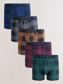 Multi Check Print - Boxershorts met A-voorkant