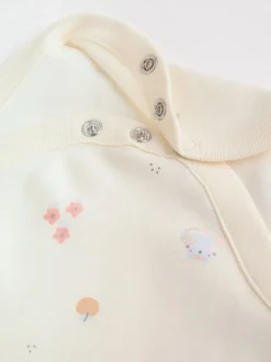Multi Pastel Character - 7 Babyrompertjes met korte mouwen