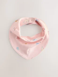 Multi Pastel Character - 5 Kwijlslabbetjes voor baby's