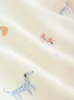 Multi Pastel Character - Set van 5 babyrompertjes met lange mouwen