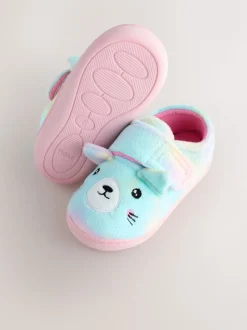 Multi Rainbow Cat - Pantoffels met antislip-zool