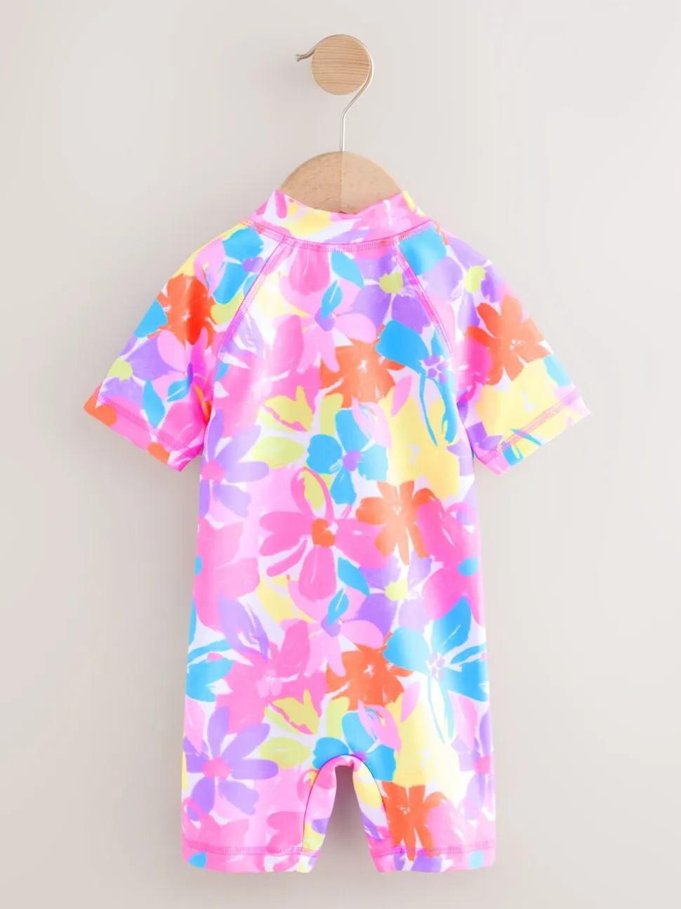 Multi Regenboog Bloemen - Zonbeschermend badpak (3 mnd-10 jr)