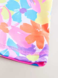 Multi Regenboog Bloemen - Zonbeschermend badpak (3 mnd-10 jr)