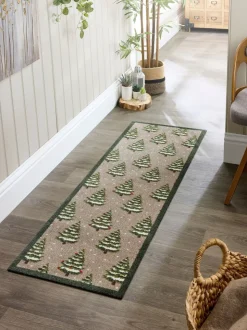 My Mat Christmas Winter Trees Runner