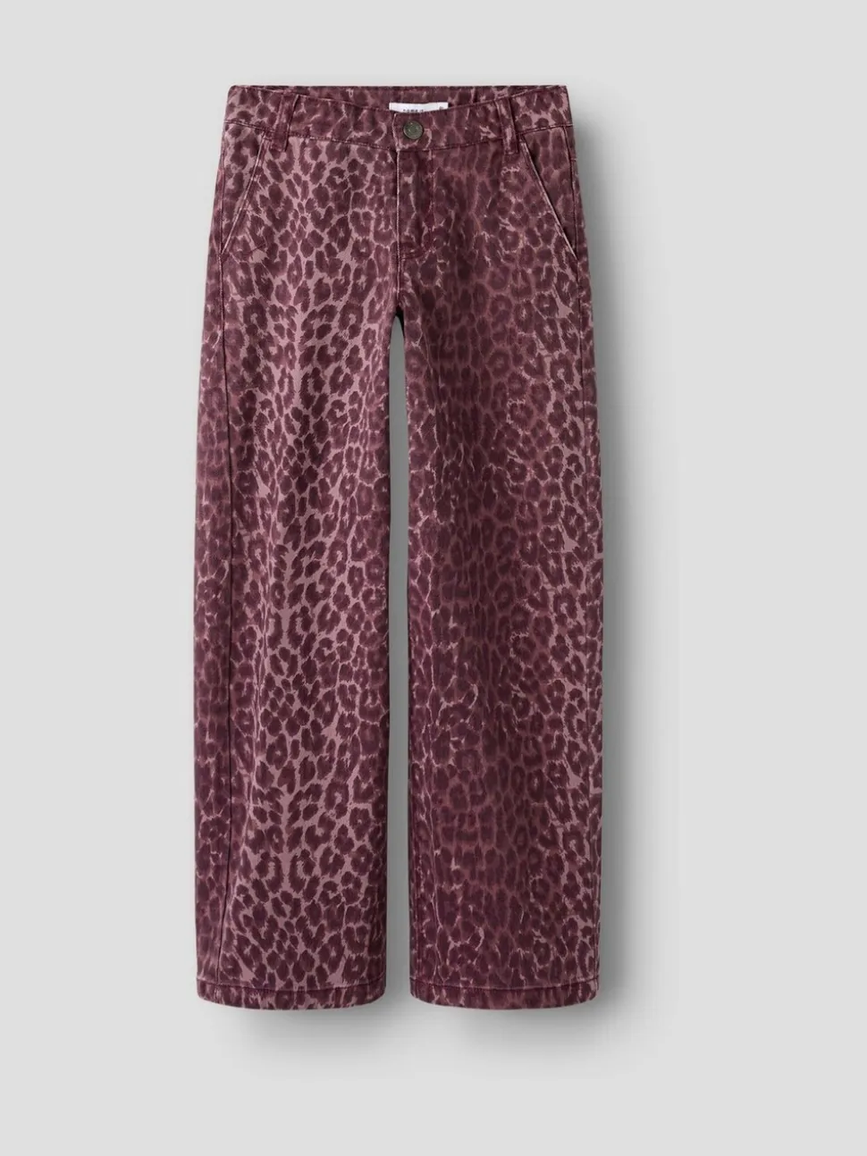 Name It Wide Leg Leopard Jeans