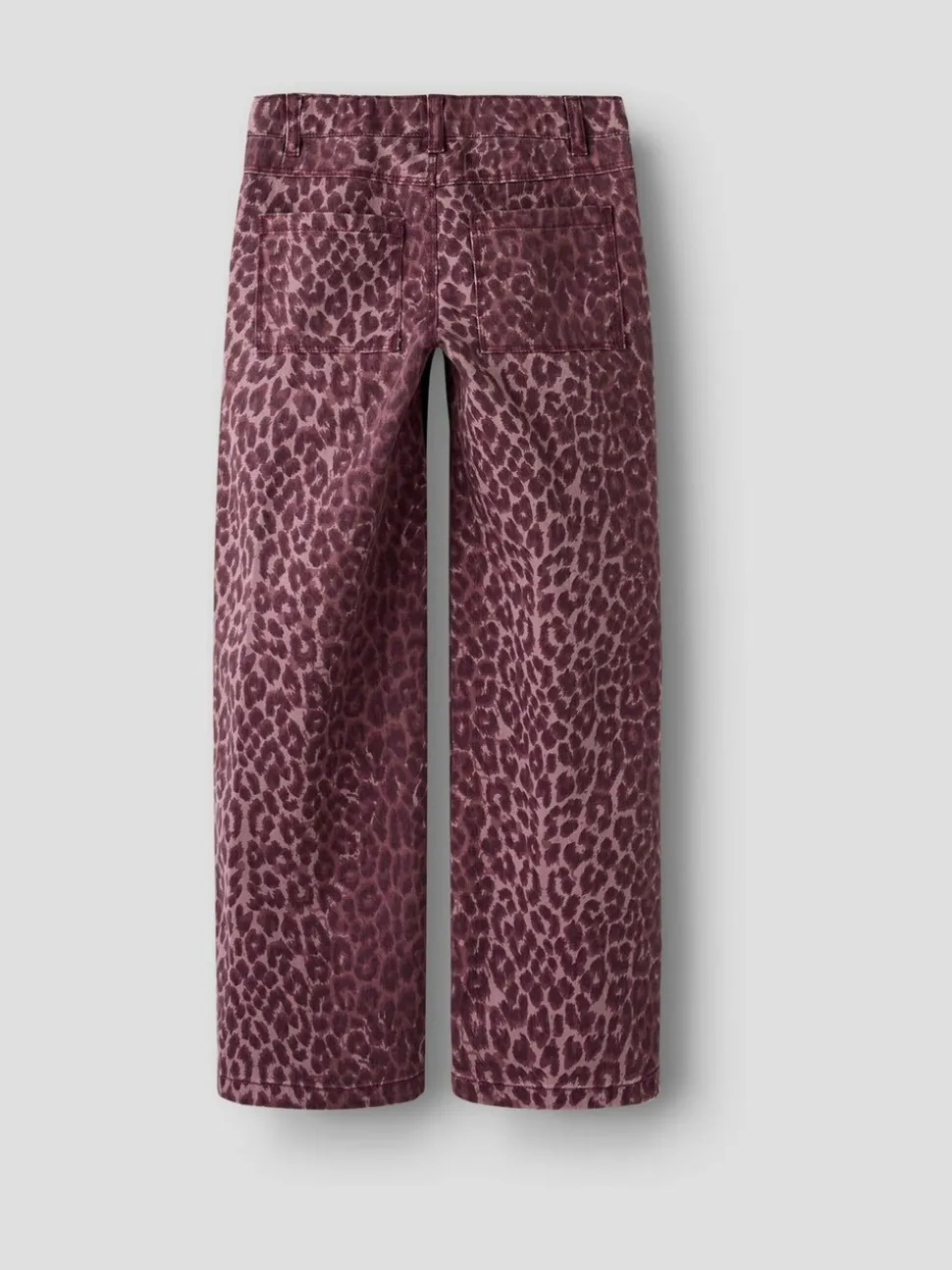 Name It Wide Leg Leopard Jeans