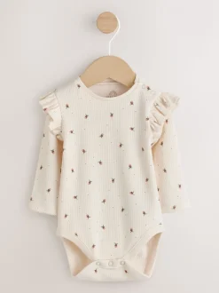Naturel Broderie - Baby tuinbroek en bodysuit 2 -delige set (0mnd -2jr)