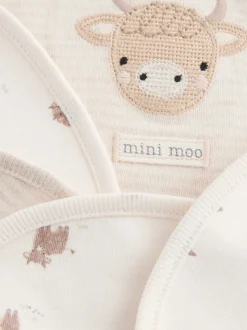 Naturel Hamish - Verpakking met 5 babyslabbetjes