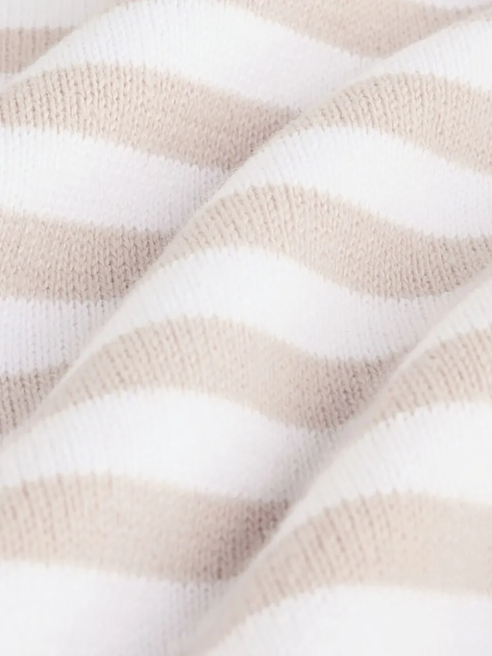 Naturel met strepen - Gebreide top- en leggingset (0 mnd - 2 jr)