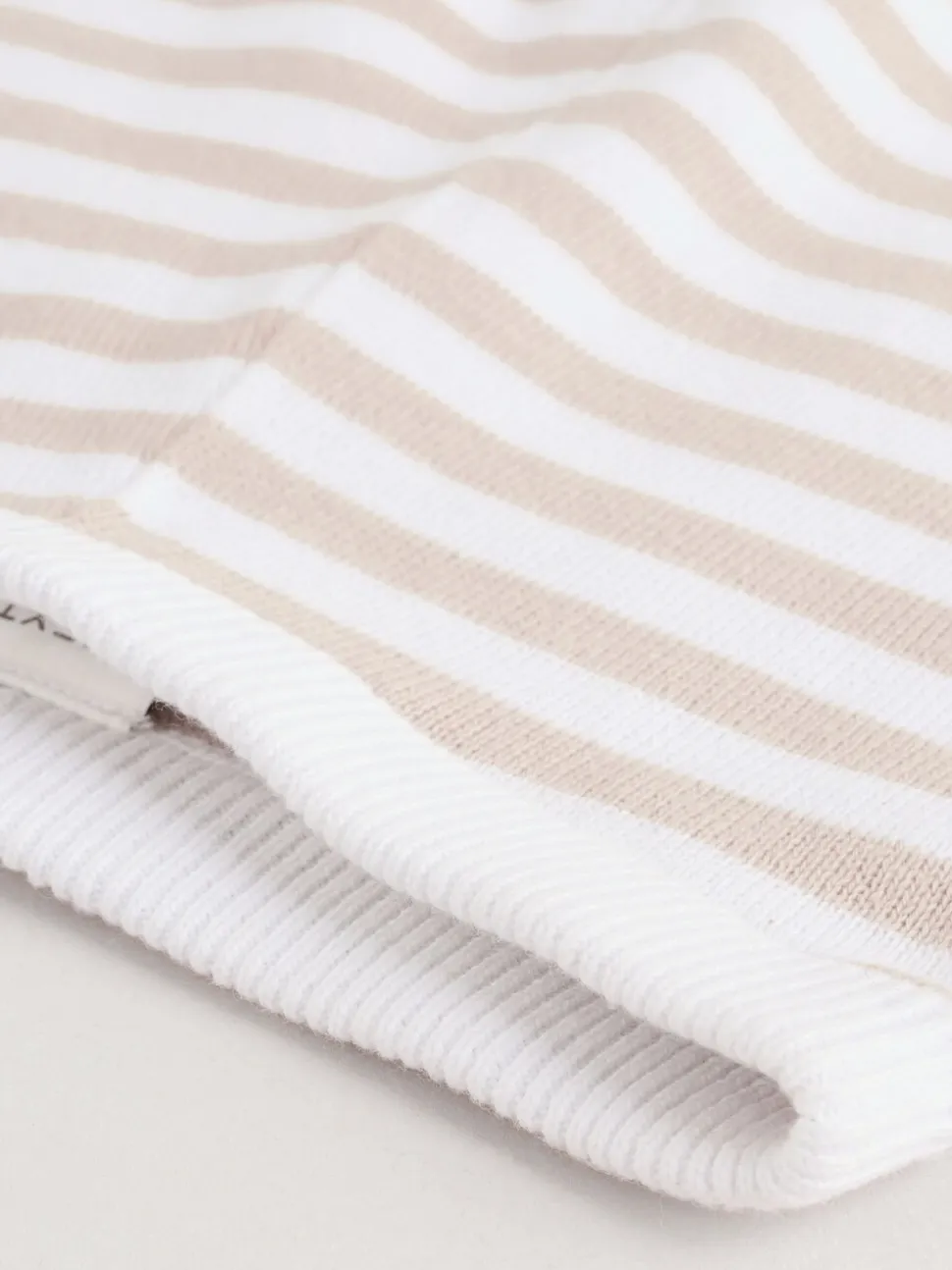 Naturel met strepen - Gebreide top- en leggingset (0 mnd - 2 jr)