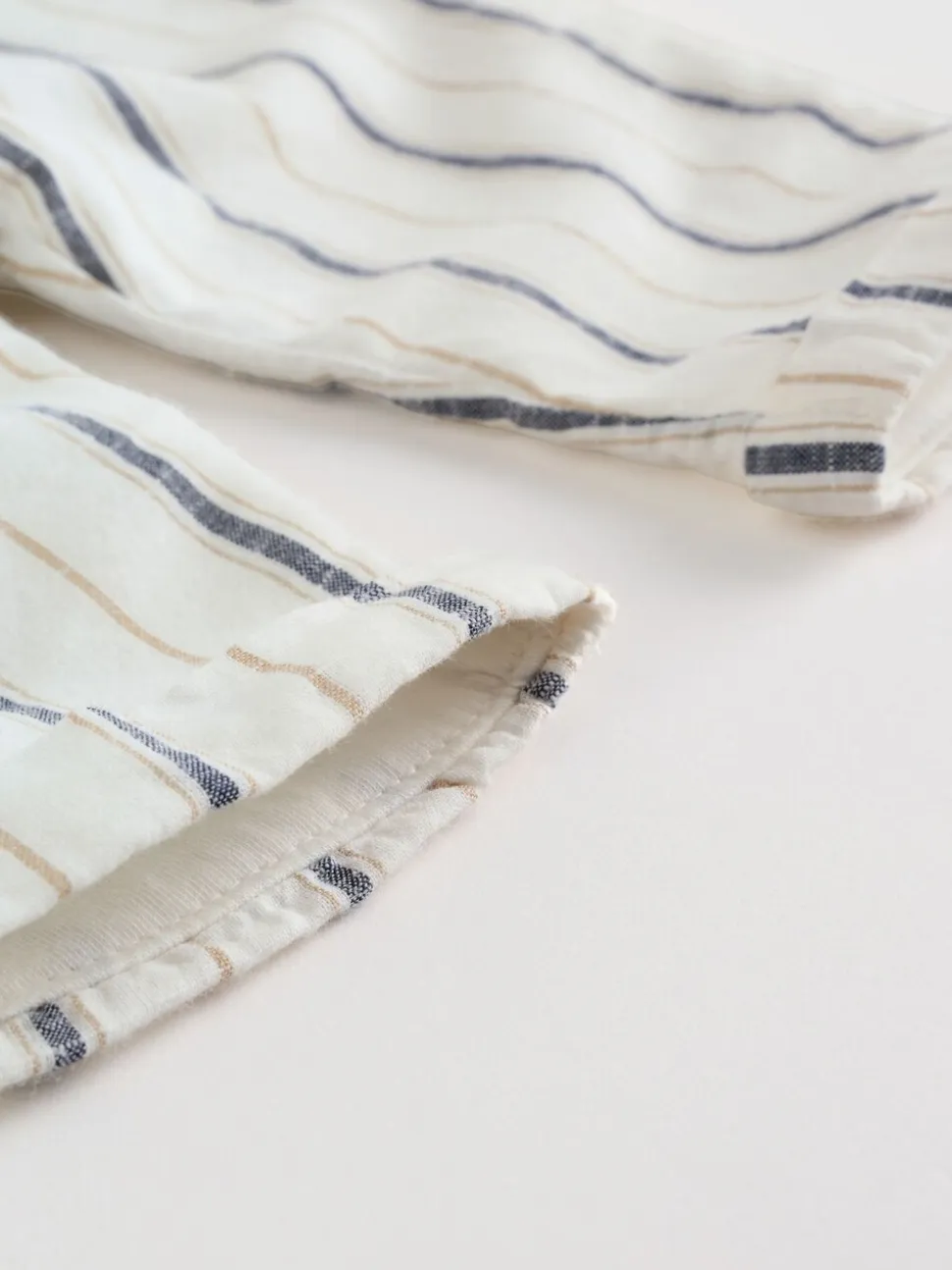 Naturel met strepen - Sweat Top and Trousers Baby Set (0mths-2yrs)