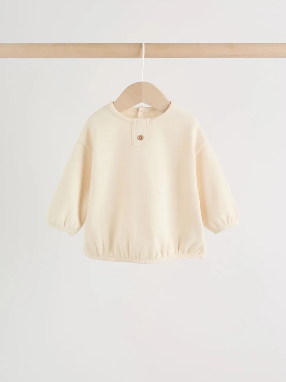 Naturel met strepen - Sweat Top and Trousers Baby Set (0mths-2yrs)