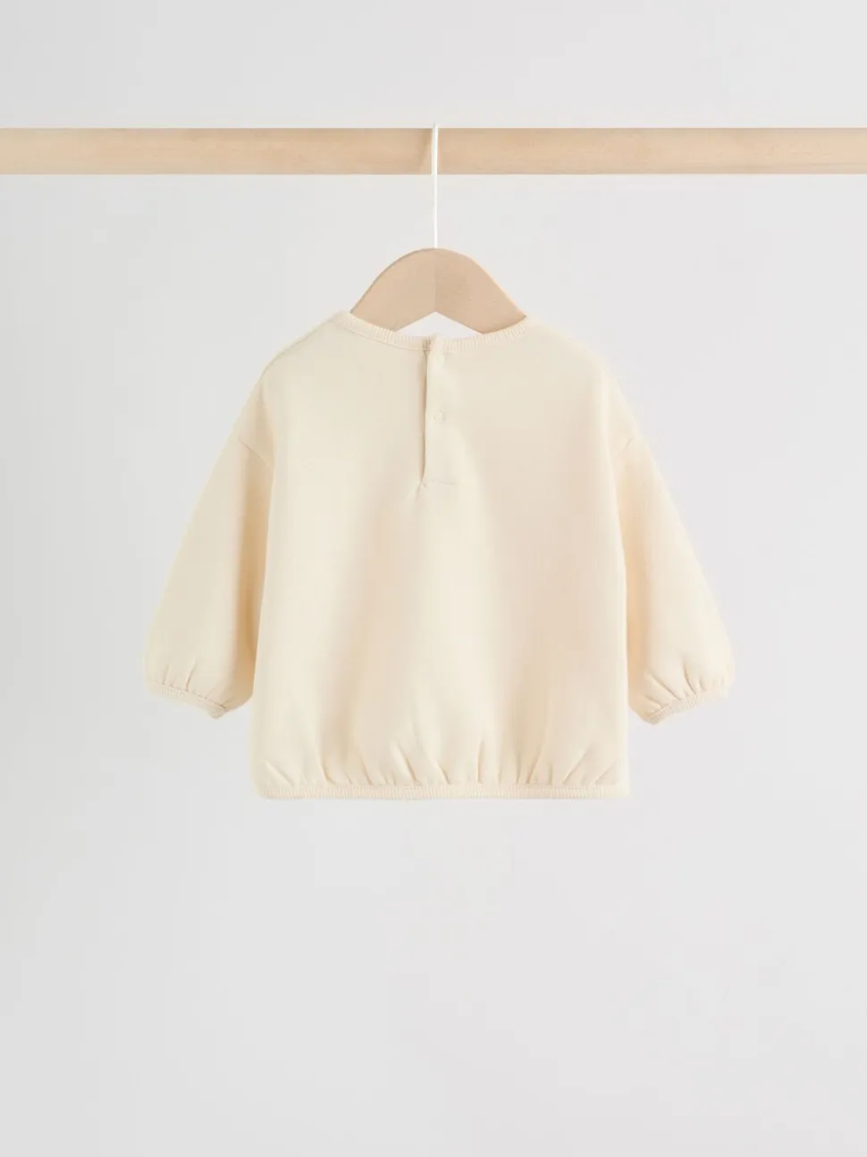 Naturel met strepen - Sweat Top and Trousers Baby Set (0mths-2yrs)