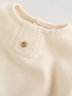 Naturel met strepen - Sweat Top and Trousers Baby Set (0mths-2yrs)