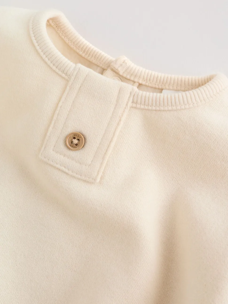 Naturel met strepen - Sweat Top and Trousers Baby Set (0mths-2yrs)