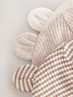 Naturel Milk Club - Baby Beanies 3 Pack (0-12mths)