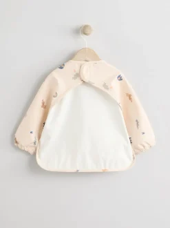 Naturel Mini Jungle - Slabbetje met mouwen voor spenen en voeden
