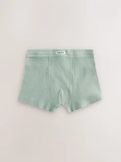 Naturel Multicolor - Set van 5 boxershorts met zachte tailleband (1,5-16 jr)