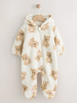 Natuurlijk - Bear Borg babypakje met all-over print (0-18mnd)