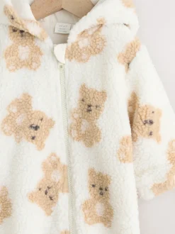 Natuurlijk - Bear Borg babypakje met all-over print (0-18mnd)