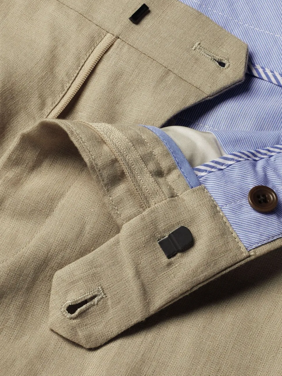 Natuurlijk - Charles Tyrwhitt slim fit 100% linnen broek