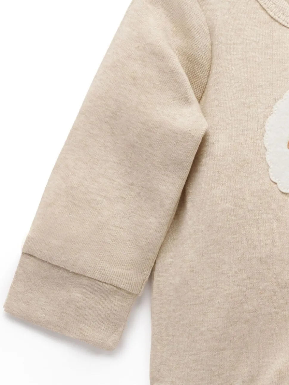 Natuurlijk - Purebaby Appliqué Bodysuit