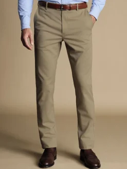 Natuurlijk - Slim Fit - Charles Tyrwhitt - Ultieme strijkvrije Franse slim-fit chino