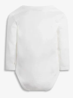 Natuurlijk - The Little Tailor - Set van dikke tuinbroek van sherpafleece en body voor baby's