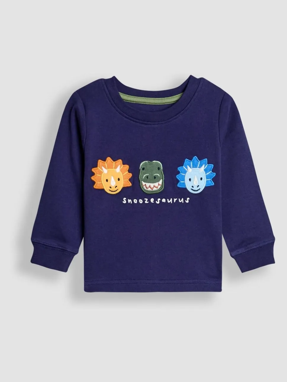 Navy Dinosaur Character - JoJo Maman Bébé Mix And Match 2 Pack Pyjamas