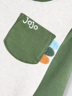 Navy Dinosaur Character - JoJo Maman Bébé Mix And Match 2 Pack Pyjamas