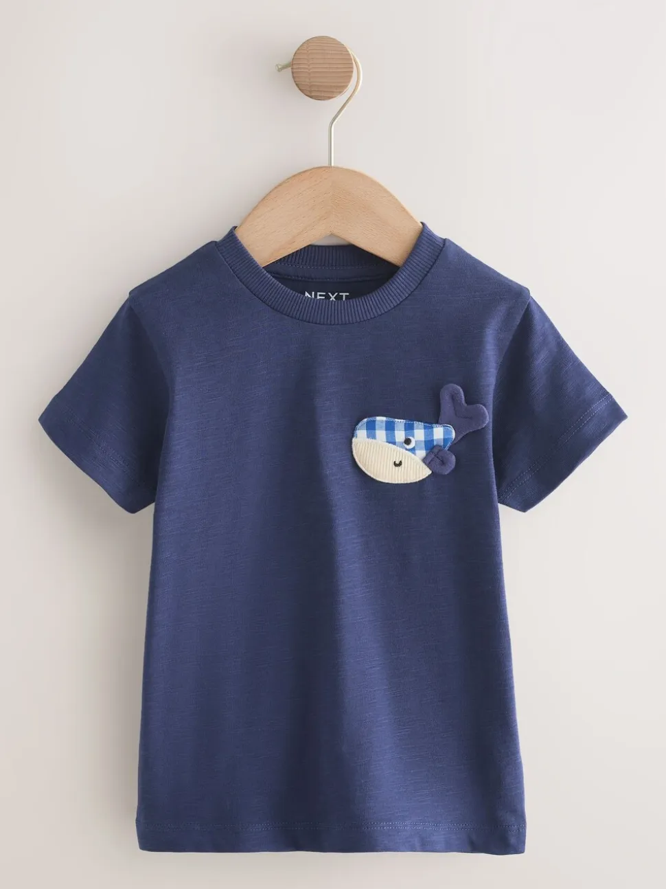 Navy Sea Animal - Verpakking van 3 T-shirts met korte mouwen en applicatie (3mnd-7jaar)