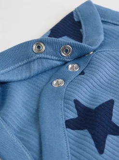 Navy Star - Set van 5 rompertjes met lange mouwen