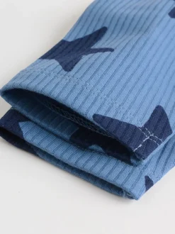 Navy Star - Set van 5 rompertjes met lange mouwen