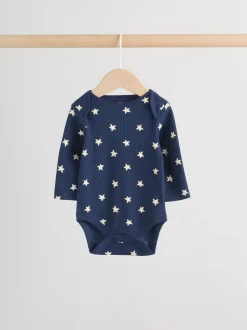 Navy Star - Set van 5 rompertjes met lange mouwen